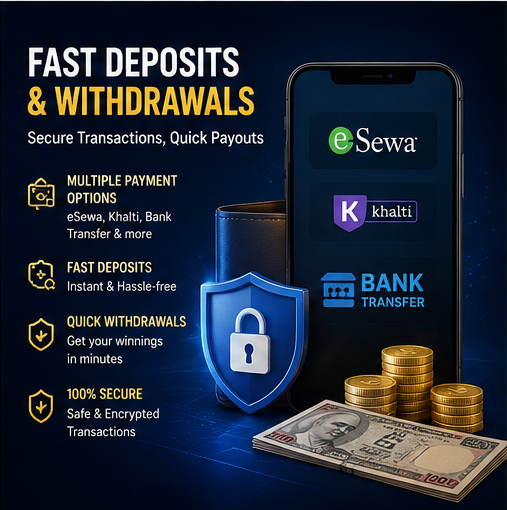 1xBet deposits and withdrawals in Nepal – eSewa, Khalti and IME Pay